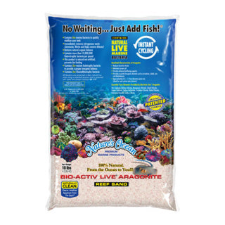 Nature's Ocean 10lbs Live Reef Sand (Samoa Pink)