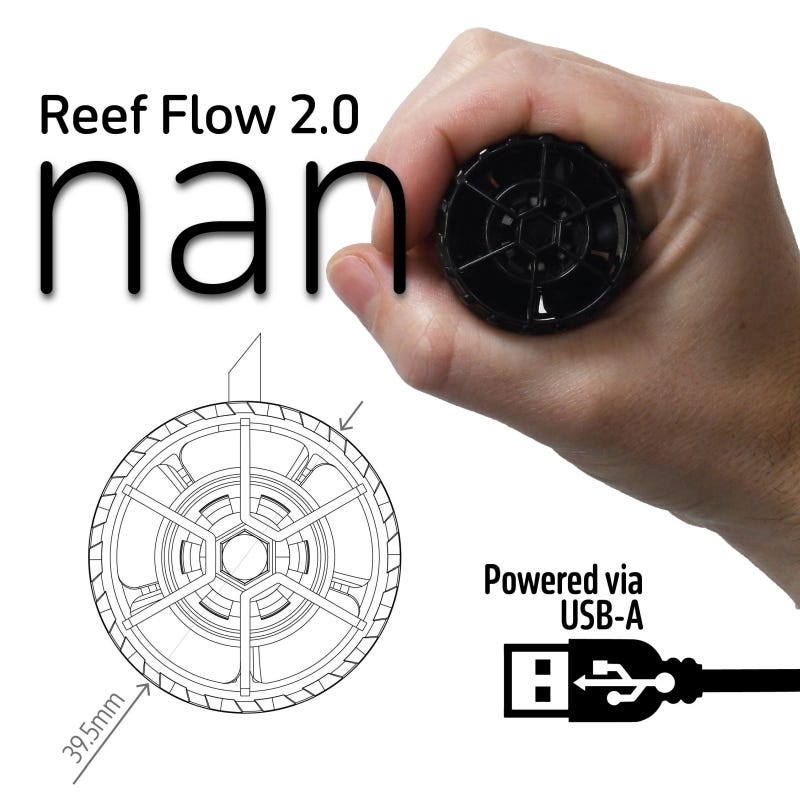 Reef flow 2.0 1000nano DC wavemaker pump